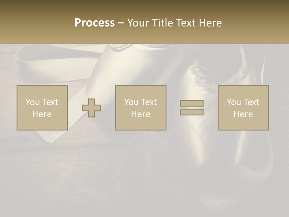 A Pair Of Ballet Shoes Sitting On Top Of A Wooden Floor PowerPoint Template