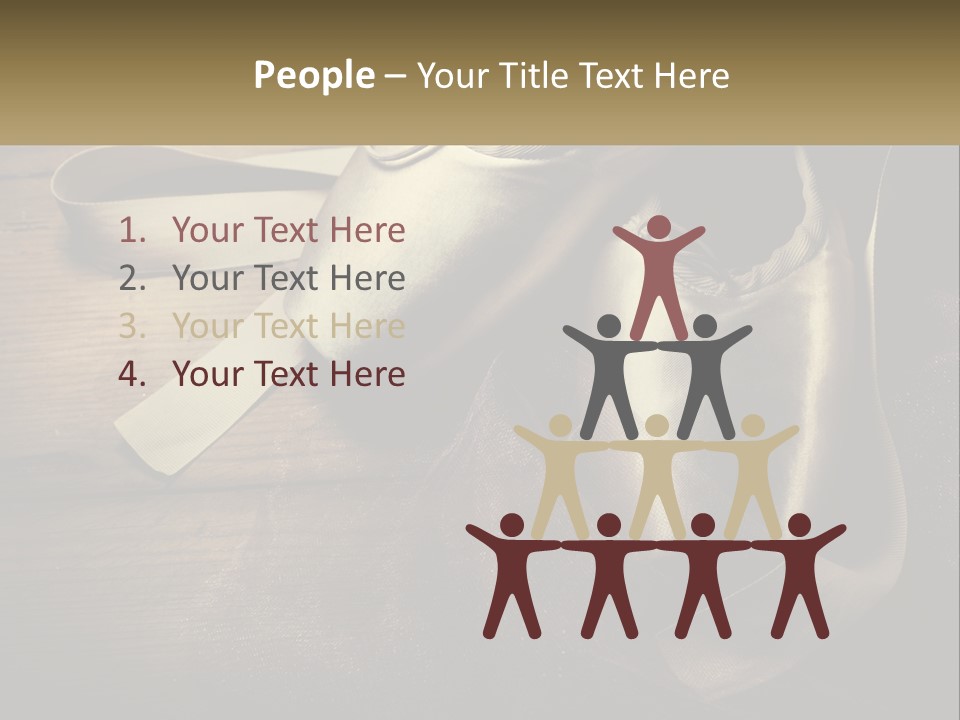 A Pair Of Ballet Shoes Sitting On Top Of A Wooden Floor PowerPoint Template