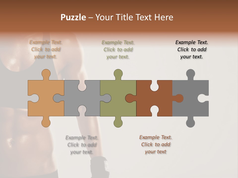 A Woman In A Sports Bra Top Is Holding Her Hands On Her Hip PowerPoint Template