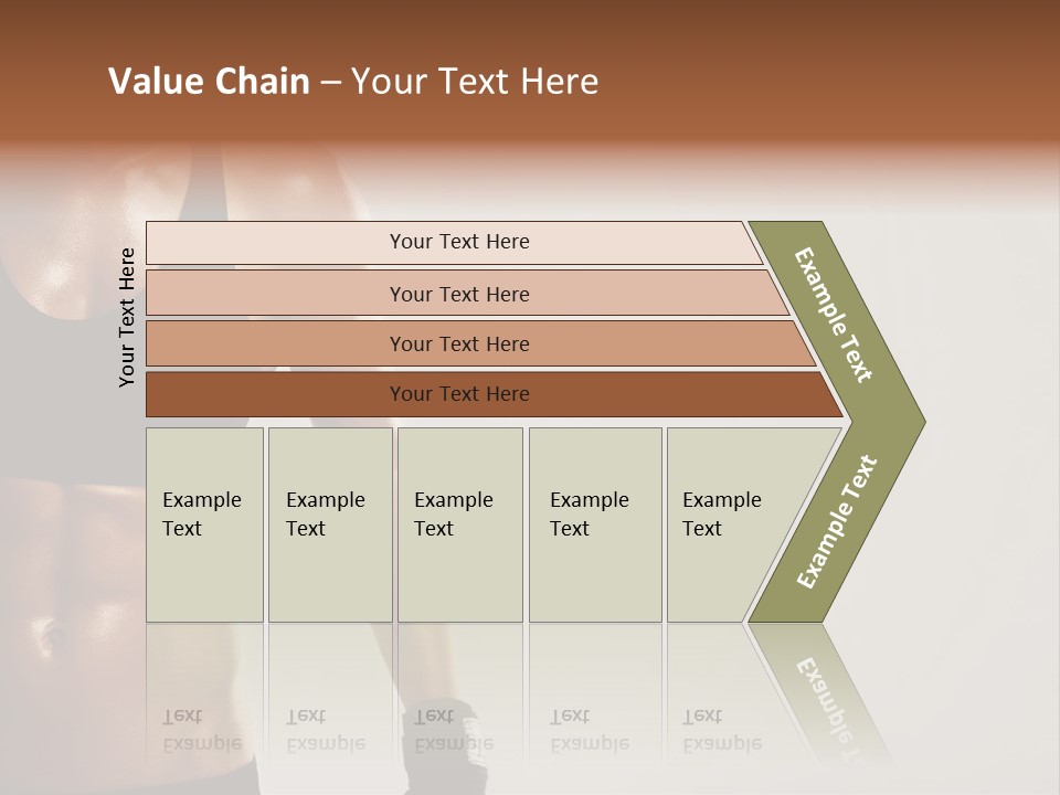 A Woman In A Sports Bra Top Is Holding Her Hands On Her Hip PowerPoint Template