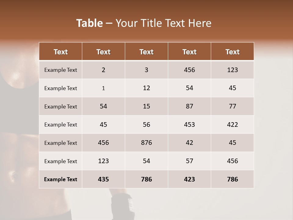 A Woman In A Sports Bra Top Is Holding Her Hands On Her Hip PowerPoint Template