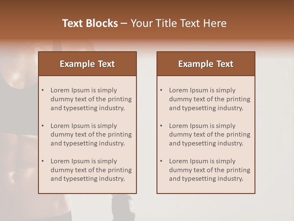 A Woman In A Sports Bra Top Is Holding Her Hands On Her Hip PowerPoint Template