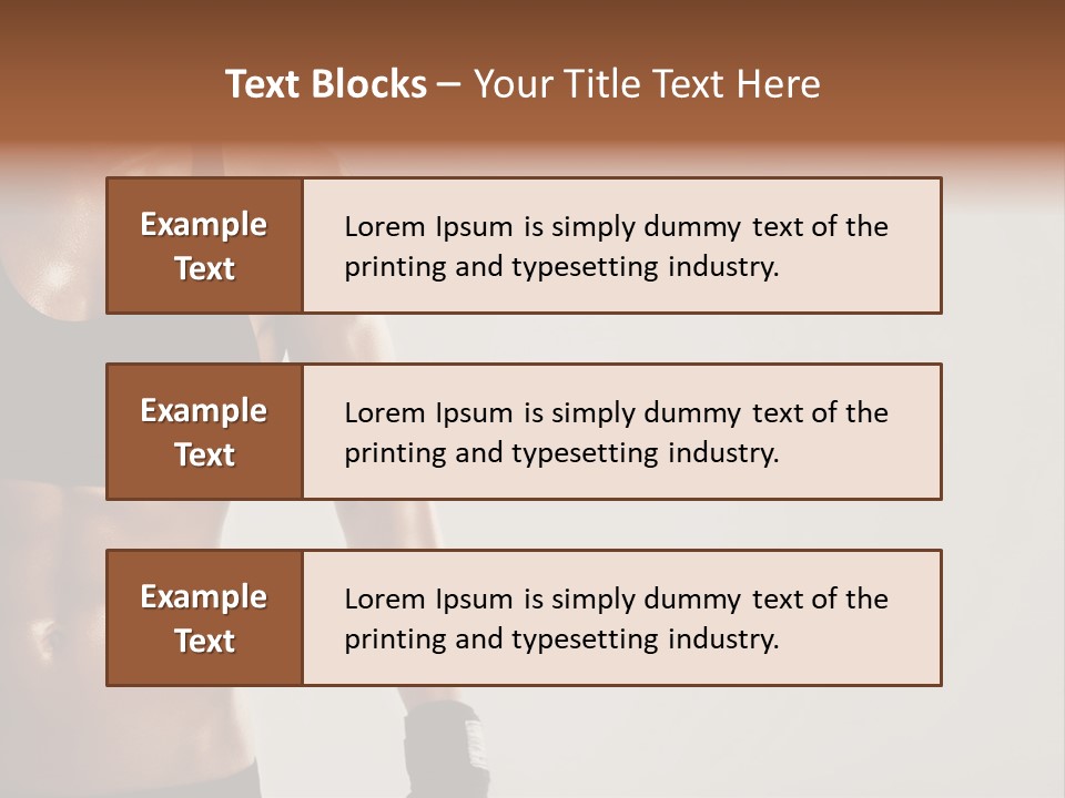 A Woman In A Sports Bra Top Is Holding Her Hands On Her Hip PowerPoint Template