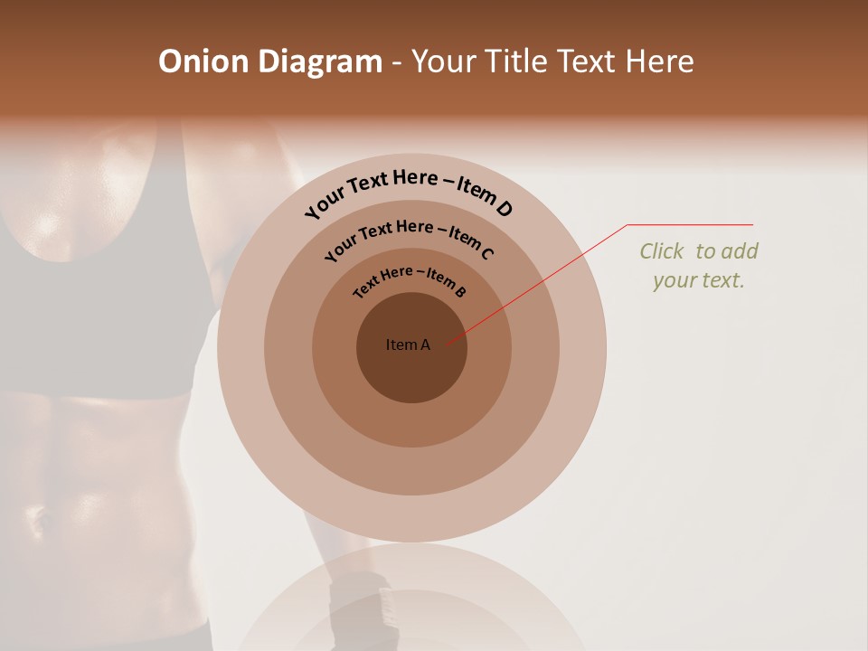 A Woman In A Sports Bra Top Is Holding Her Hands On Her Hip PowerPoint Template