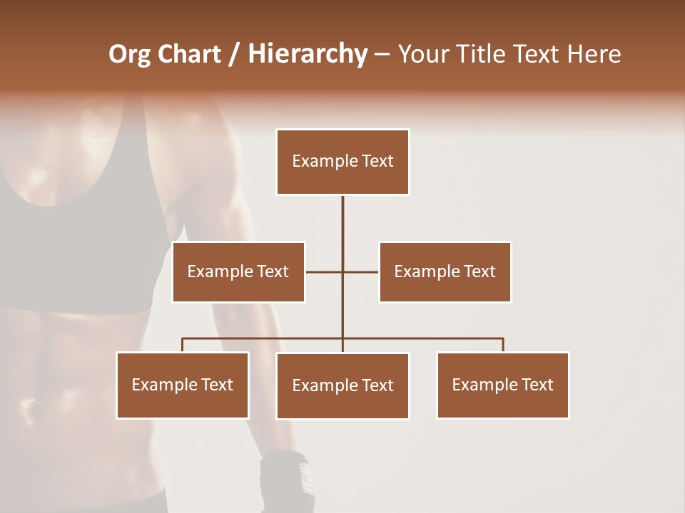 A Woman In A Sports Bra Top Is Holding Her Hands On Her Hip PowerPoint Template