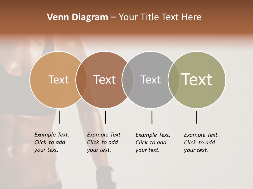 A Woman In A Sports Bra Top Is Holding Her Hands On Her Hip PowerPoint Template