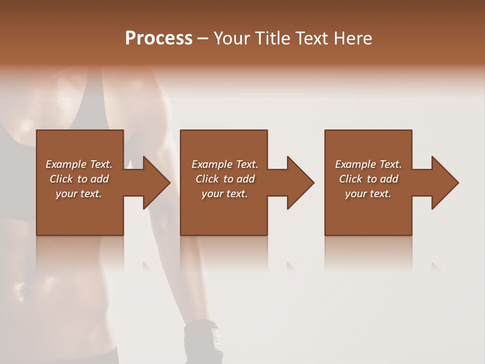 A Woman In A Sports Bra Top Is Holding Her Hands On Her Hip PowerPoint Template