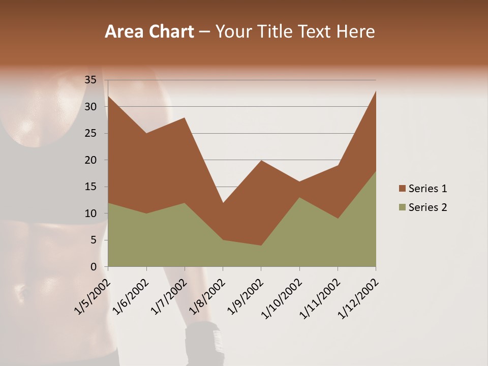 A Woman In A Sports Bra Top Is Holding Her Hands On Her Hip PowerPoint Template