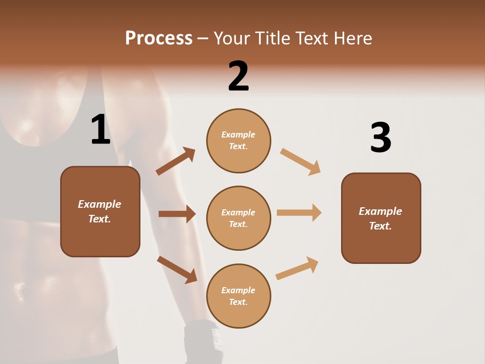 A Woman In A Sports Bra Top Is Holding Her Hands On Her Hip PowerPoint Template