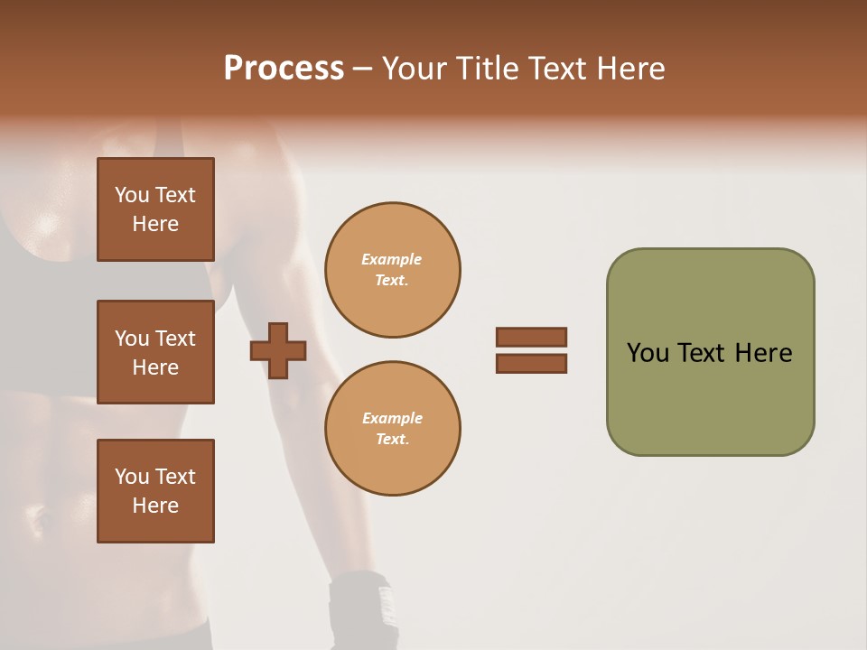 A Woman In A Sports Bra Top Is Holding Her Hands On Her Hip PowerPoint Template