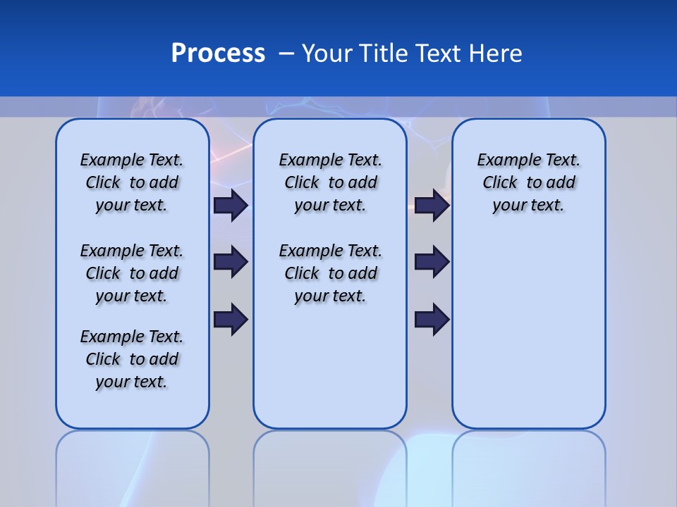 A Human Head With A Brain In The Middle Of It PowerPoint Template