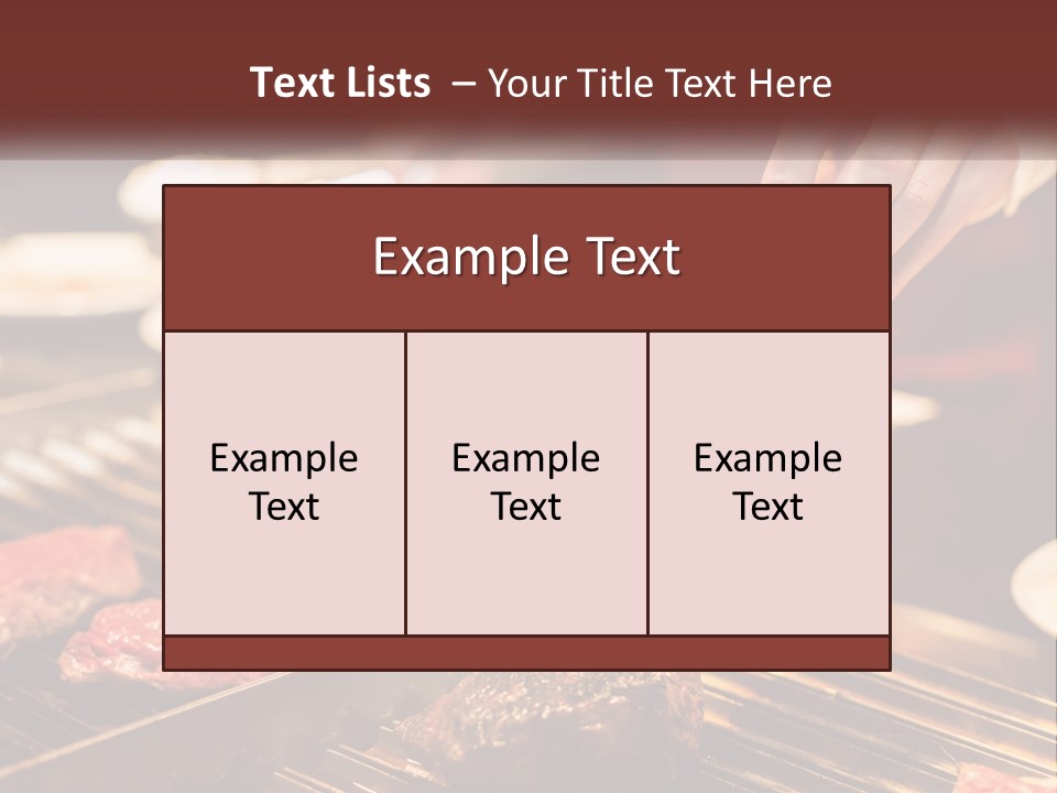 A Person Cooking Steaks On A Grill With A Thermometer PowerPoint Template