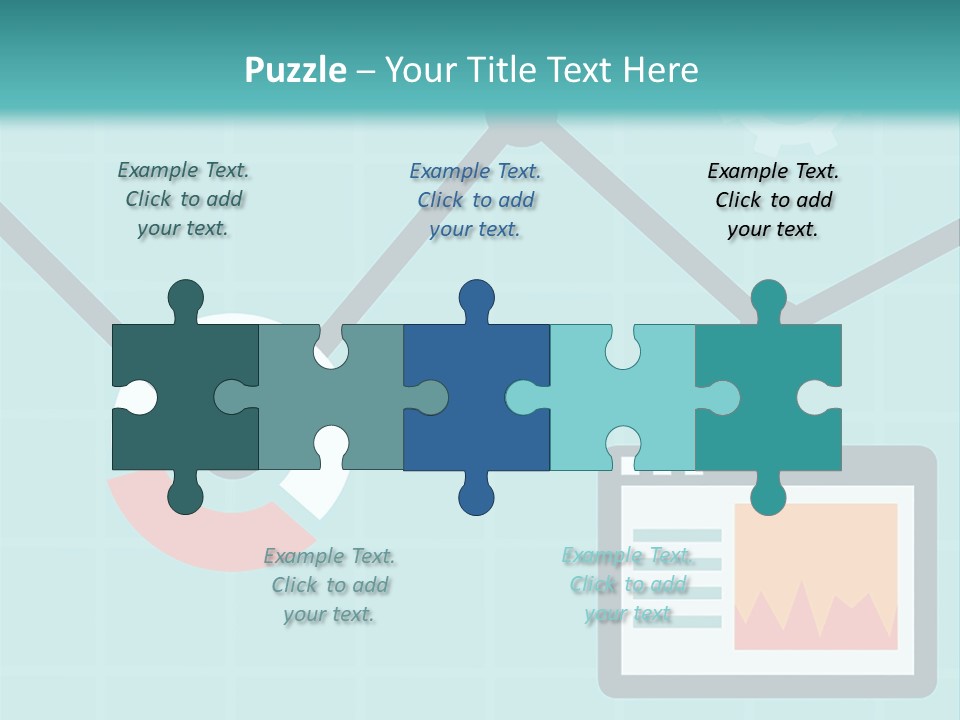 A Computer Screen With A Graph On It PowerPoint Template