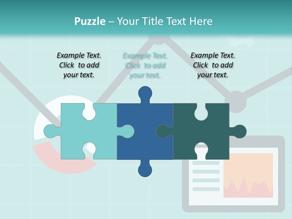 A Computer Screen With A Graph On It PowerPoint Template