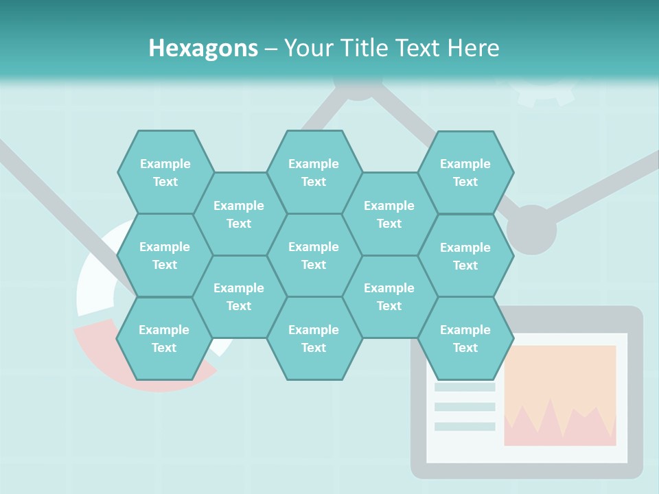 A Computer Screen With A Graph On It PowerPoint Template