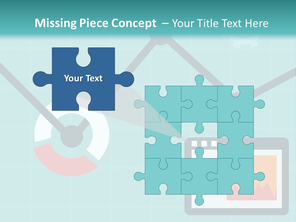 A Computer Screen With A Graph On It PowerPoint Template