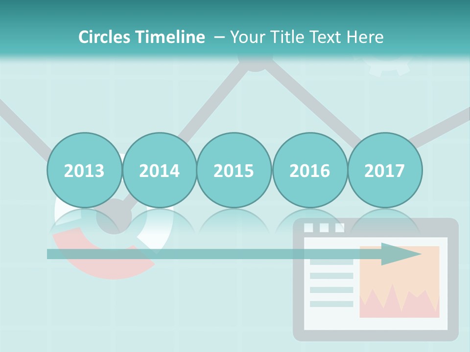 A Computer Screen With A Graph On It PowerPoint Template