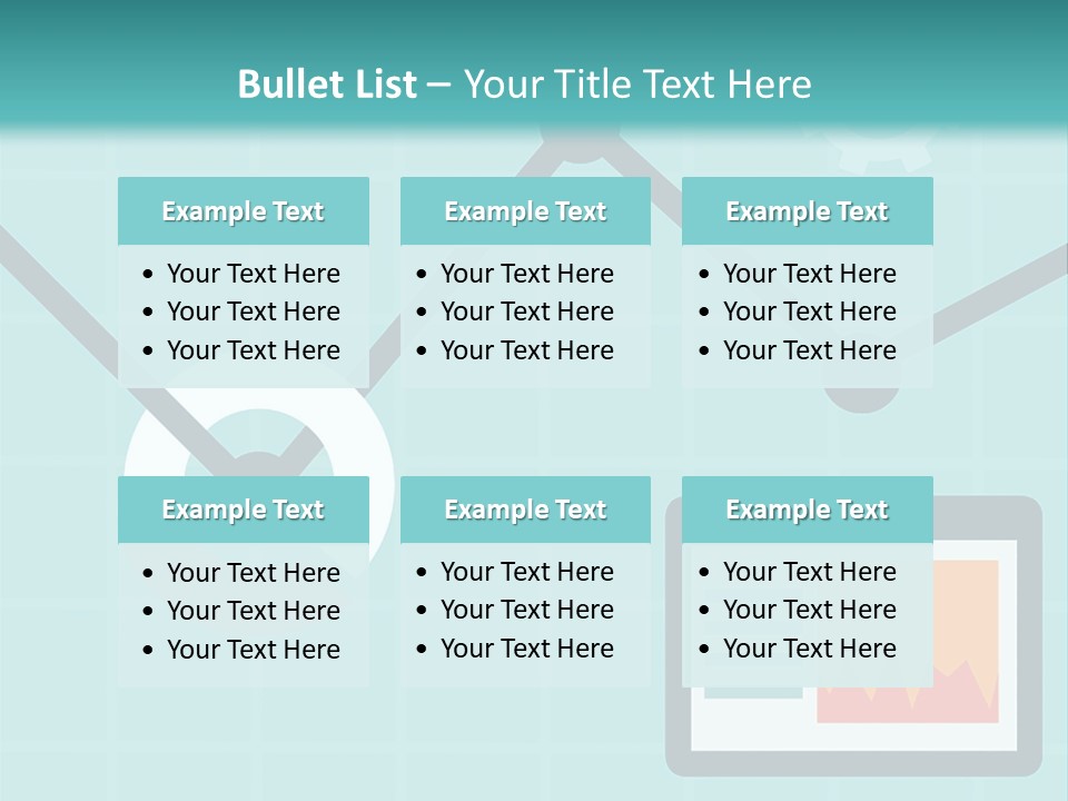 A Computer Screen With A Graph On It PowerPoint Template