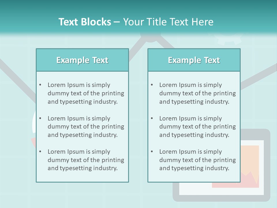 A Computer Screen With A Graph On It PowerPoint Template