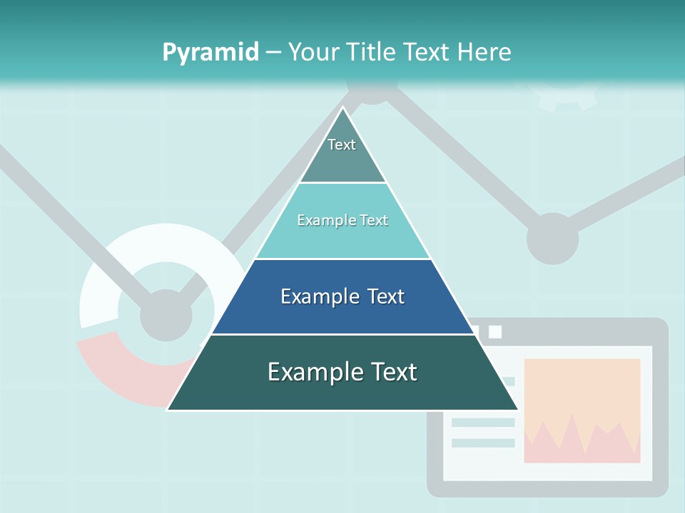 A Computer Screen With A Graph On It PowerPoint Template