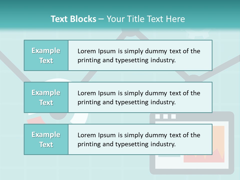 A Computer Screen With A Graph On It PowerPoint Template