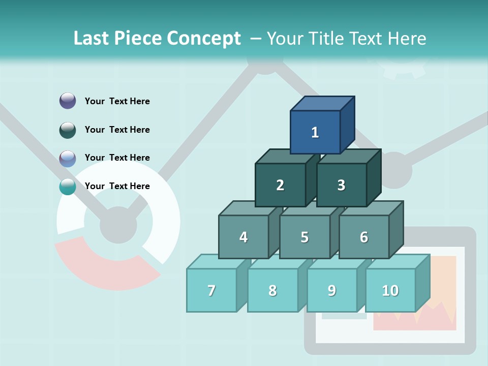 A Computer Screen With A Graph On It PowerPoint Template