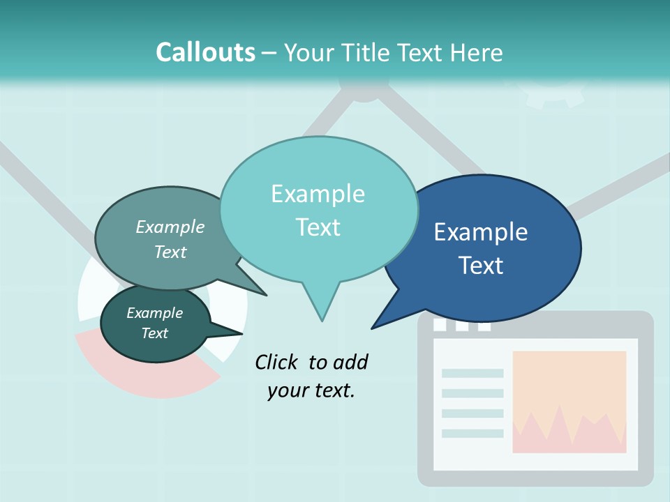 A Computer Screen With A Graph On It PowerPoint Template