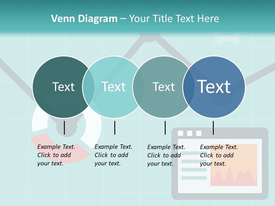 A Computer Screen With A Graph On It PowerPoint Template