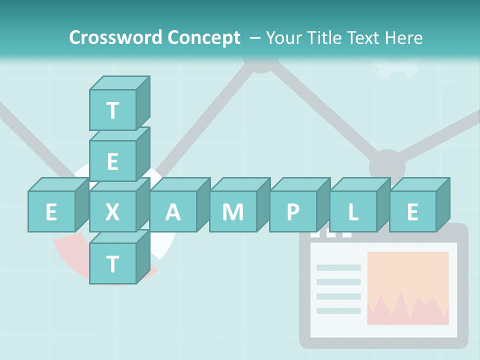 A Computer Screen With A Graph On It PowerPoint Template