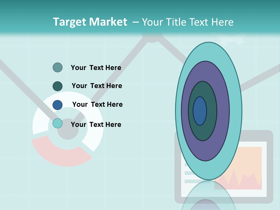 A Computer Screen With A Graph On It PowerPoint Template