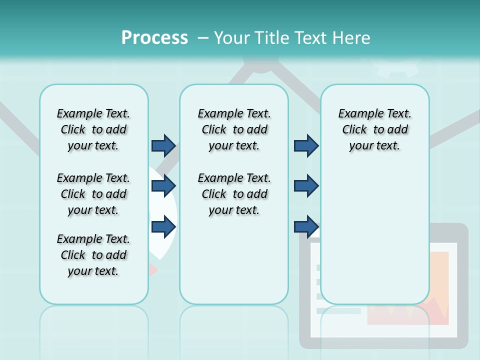 A Computer Screen With A Graph On It PowerPoint Template