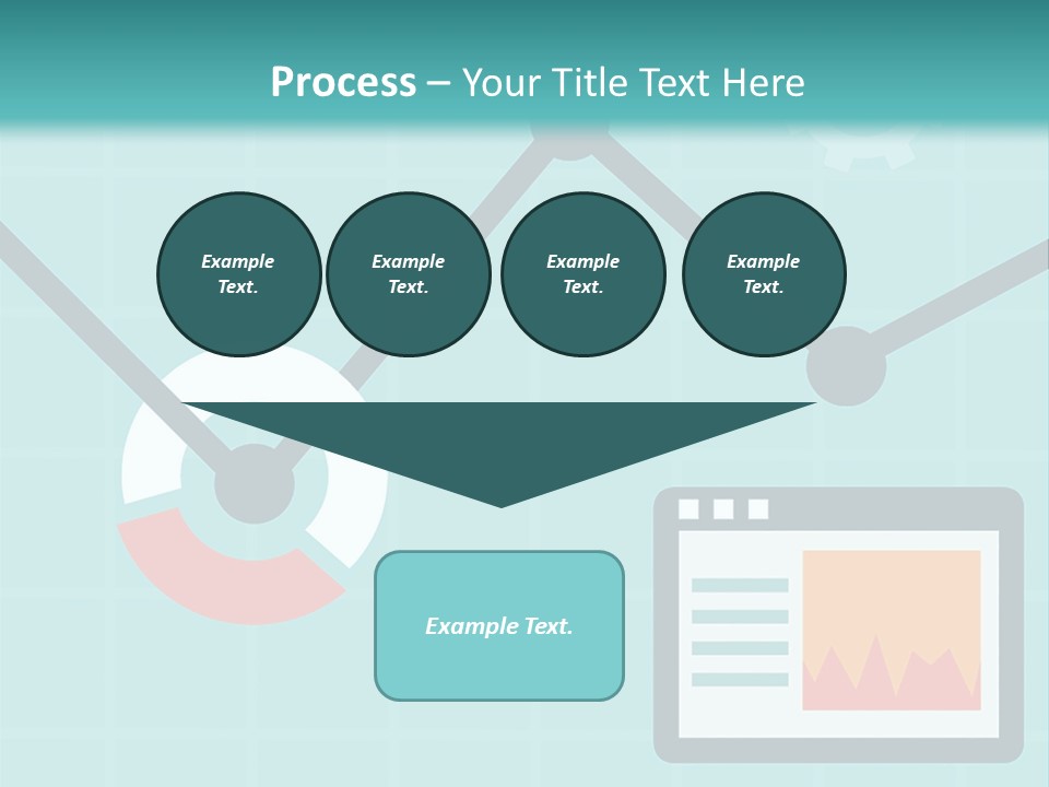 A Computer Screen With A Graph On It PowerPoint Template