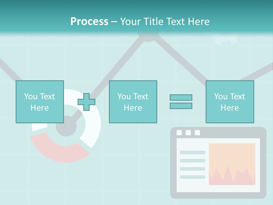 A Computer Screen With A Graph On It PowerPoint Template