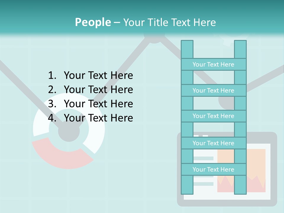 A Computer Screen With A Graph On It PowerPoint Template