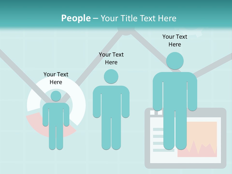 A Computer Screen With A Graph On It PowerPoint Template