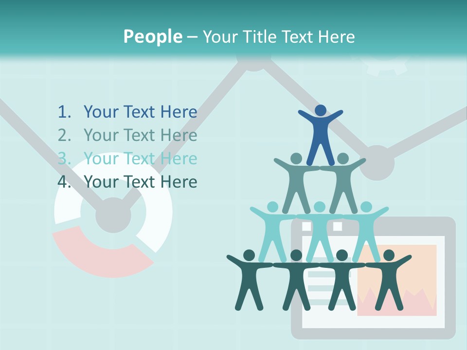 A Computer Screen With A Graph On It PowerPoint Template