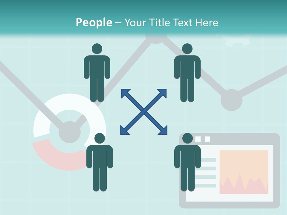 A Computer Screen With A Graph On It PowerPoint Template