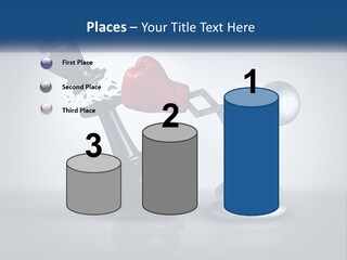 A Chess Piece With A Red Heart On Top Of It PowerPoint Template