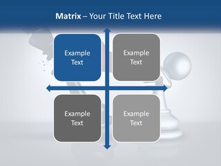 A Chess Piece With A Red Heart On Top Of It PowerPoint Template