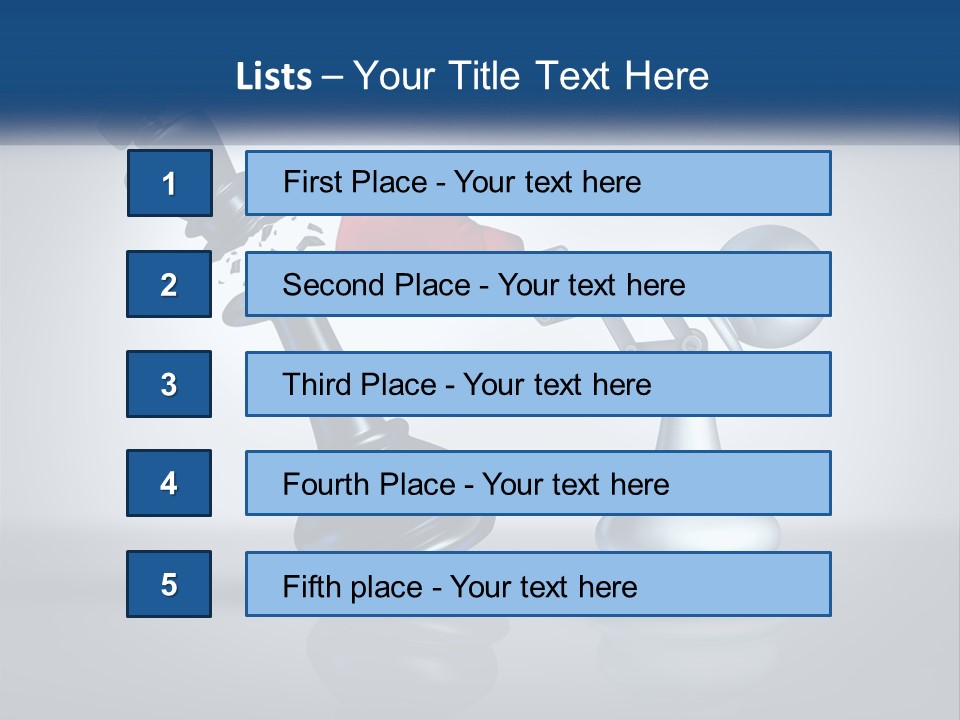 A Chess Piece With A Red Heart On Top Of It PowerPoint Template