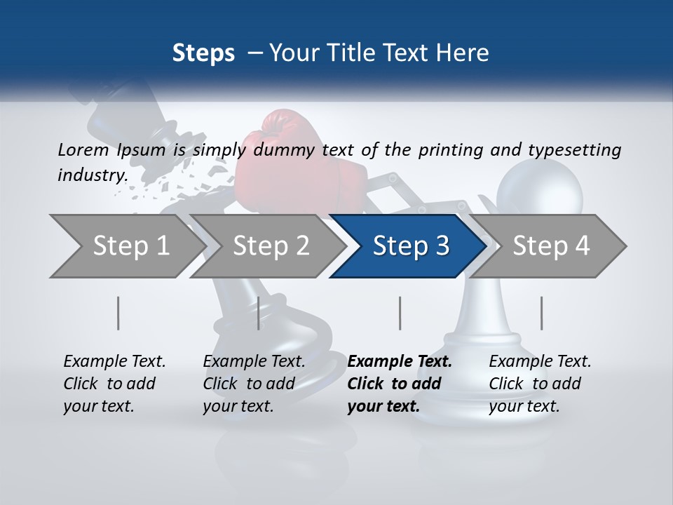 A Chess Piece With A Red Heart On Top Of It PowerPoint Template