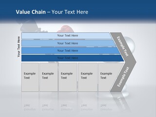 A Chess Piece With A Red Heart On Top Of It PowerPoint Template