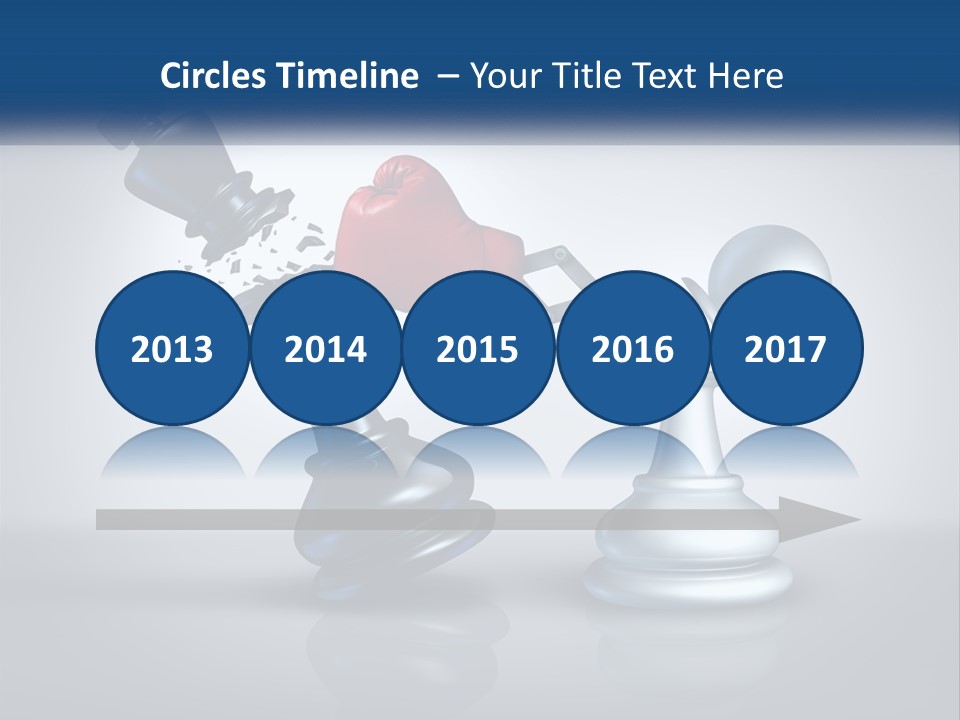 A Chess Piece With A Red Heart On Top Of It PowerPoint Template