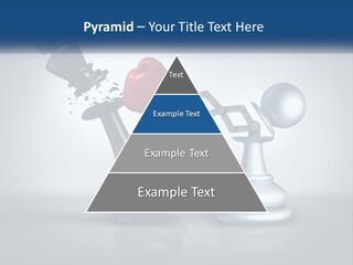 A Chess Piece With A Red Heart On Top Of It PowerPoint Template