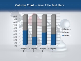 A Chess Piece With A Red Heart On Top Of It PowerPoint Template