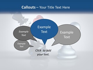 A Chess Piece With A Red Heart On Top Of It PowerPoint Template