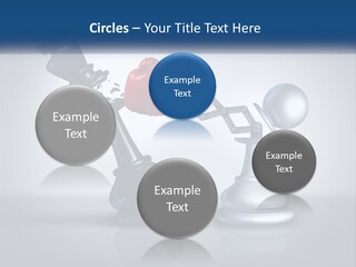 A Chess Piece With A Red Heart On Top Of It PowerPoint Template