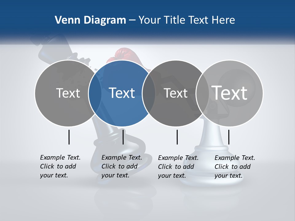 A Chess Piece With A Red Heart On Top Of It PowerPoint Template