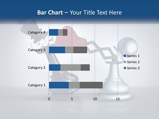 A Chess Piece With A Red Heart On Top Of It PowerPoint Template