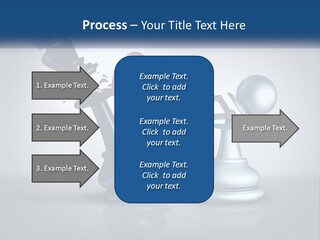 A Chess Piece With A Red Heart On Top Of It PowerPoint Template